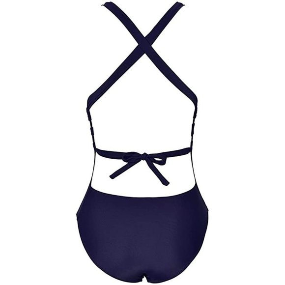 Cupshe My Destiny Cross One-Piece Swimsuit S - Picture 5 of 5